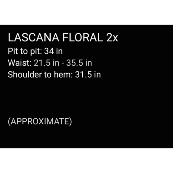 LASCANA Nwt Floral Print Dolman Sleeve Surplice Front Blouse, Elastic Waist, 2X - Picture 14 of 15
